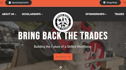 The new Bring Back the Trades website. The new Bring Back the Trades website.