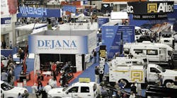 An aerial shot of the exhibit floor at Work Truck Week 2025. An aerial shot of the exhibit floor at Work Truck Week 2025.