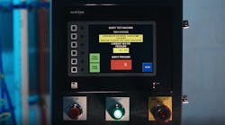 A burst testing machine. A burst testing machine.