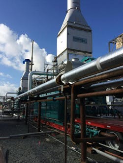 110,000 lb/hr Trailer-Mounted Rental Boiler with Urea-Based CataStak SCR System. 110,000 lb/hr Trailer-Mounted Rental Boiler with Urea-Based CataStak SCR System.