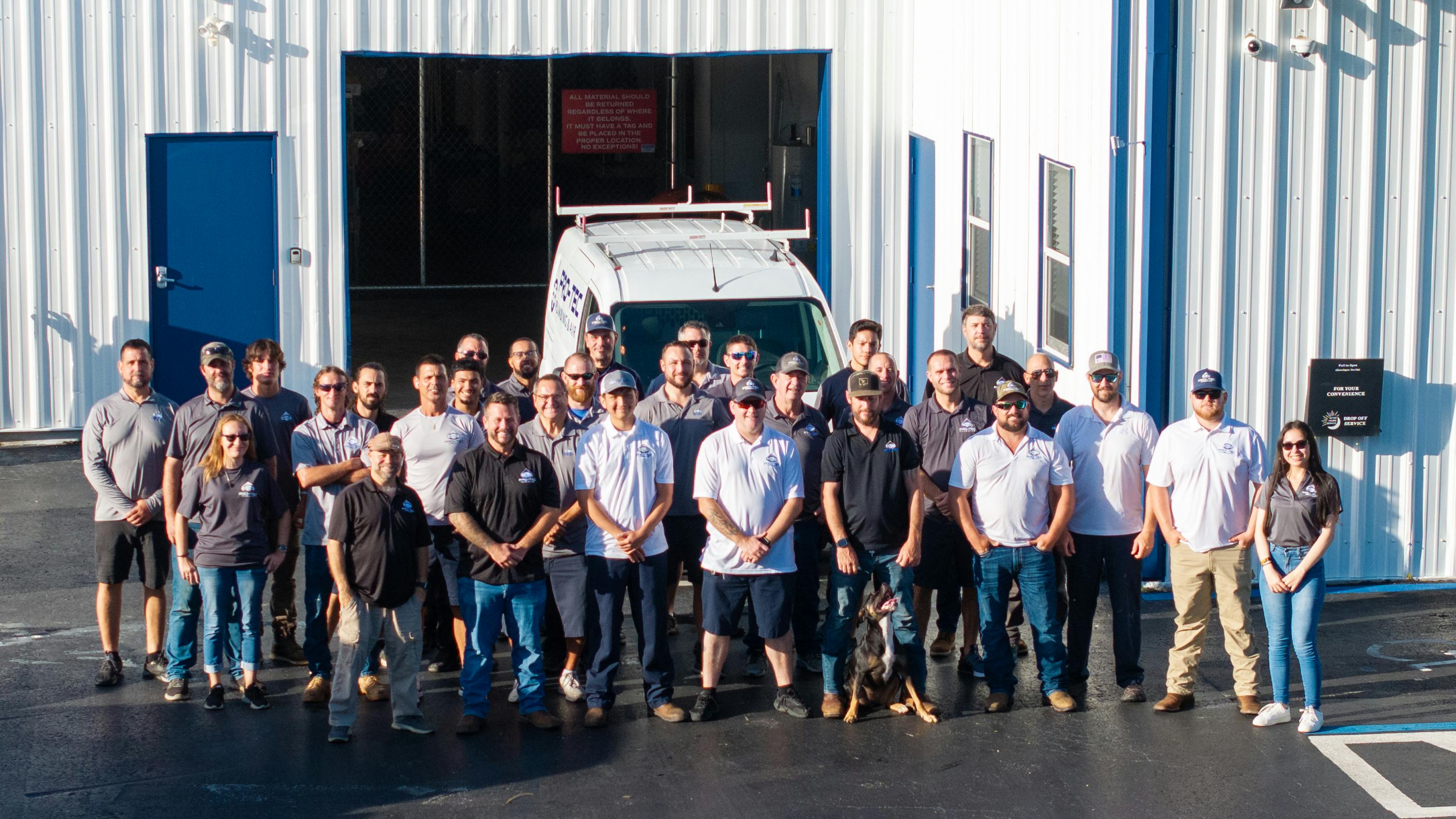 The Pro-Tec Plumbing & Air team.