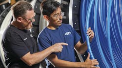 GF Employees at Apple Valley, Reinhart Baumann and Gael Pelaez Garcia. GF Employees at Apple Valley, Reinhart Baumann and Gael Pelaez Garcia.