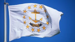 State flag of Rhode Island. State flag of Rhode Island.