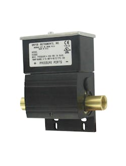 Differential pressure switch. Differential pressure switch.