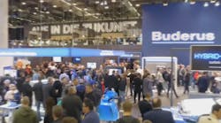 Crowds on the show floor at ISH 2025. Crowds on the show floor at ISH 2025.