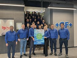 Proud to achieve carbon-neutrality in the Cerkezkoy (Turkey) a.k.a Georg Fischer Hakan Plastik factory site of GF Building Flow Solutions (first row, from left to right): Harun Albayrak, Production Manager, Andreas Weiglein, Vice President Operations, Thomas Fuhr, Chief Technology Officer, Esra Erdal, Managing Director, Yenal Gündüz, Supply Chain & Operations Director, Barış Uğurlu Head of Quality Management & OPEX. Proud to achieve carbon-neutrality in the Cerkezkoy (Turkey) a.k.a Georg Fischer Hakan Plastik factory site of GF Building Flow Solutions (first row, from left to right): Harun Albayrak, Production Manager, Andreas Weiglein, Vice President Operations, Thomas Fuhr, Chief Technology Officer, Esra Erdal, Managing Director, Yenal Gündüz, Supply Chain & Operations Director, Barış Uğurlu Head of Quality Management & OPEX.