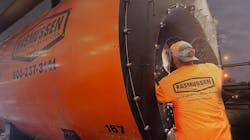 Welder at work. Welder at work.