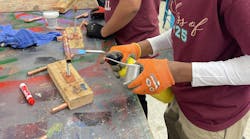 A student in the Skills Lab at the Mayfair School in Philadelphia, PA. A student in the Skills Lab at the Mayfair School in Philadelphia, PA.
