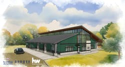 An artist's conception of the finished Skilled Trades Education Center. An artist's conception of the finished Skilled Trades Education Center.