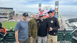 Evan Berns and family enjoying a day at the ballpark. Evan Berns and family enjoying a day at the ballpark.