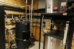 Another view of the mechanical room. Another view of the mechanical room.