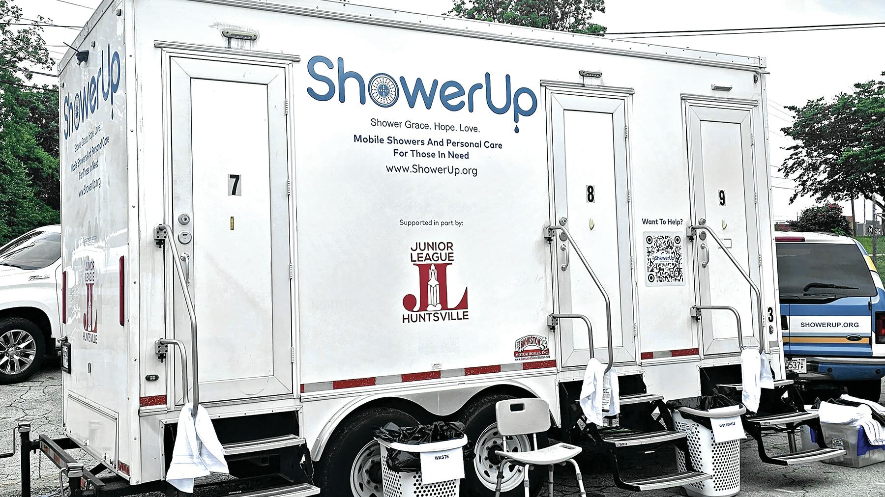 ShowerUp Huntsville unit brings mobile showers and personal care to those in need&mdash;because everyone deserves a clean, safe space.