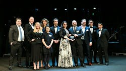 Vicinity’s President and CEO Kevin Hagerty, Chief Commercial Officer Pamela Clark, and Chief Financial Officer Kevin Walsh were joined by the Antin team to accept the award at the latest Proximo Congress conference in Nashville. Vicinity’s President and CEO Kevin Hagerty, Chief Commercial Officer Pamela Clark, and Chief Financial Officer Kevin Walsh were joined by the Antin team to accept the award at the latest Proximo Congress conference in Nashville.