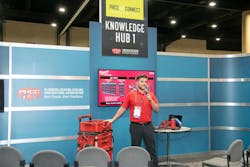 The trade show floor will be surrounded by Learning Labs, small, interactive learning spaces featuring presentations by experts on trending topics, best practices and business strategies. The trade show floor will be surrounded by Learning Labs, small, interactive learning spaces featuring presentations by experts on trending topics, best practices and business strategies.