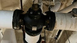 The failure of this three-way valve is at the heart of this article's boiler malfunction mystery. The failure of this three-way valve is at the heart of this article's boiler malfunction mystery.