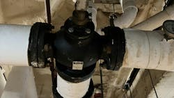 The failure of this three-way valve is at the heart of this article's boiler malfunction mystery. The failure of this three-way valve is at the heart of this article's boiler malfunction mystery.