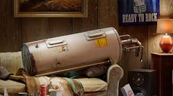 The campaign imagines an intervention-style family therapy session where the “freeloader” in the household is revealed to be the family’s leaky tank water heater. The campaign imagines an intervention-style family therapy session where the “freeloader” in the household is revealed to be the family’s leaky tank water heater.