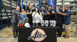 From left to right: SSWG CEO Henry Charrabé, Mayor Cynthia Carrasco, Mayor Pro Tem Robert Molina, Councilmember Sandra Bowen, Councilmember Pete Beltran, Councilmember Mauricio R Garza II, City Manager Michael Esparza, Public Works Director of Utilities Demetrio Duarte. From left to right: SSWG CEO Henry Charrabé, Mayor Cynthia Carrasco, Mayor Pro Tem Robert Molina, Councilmember Sandra Bowen, Councilmember Pete Beltran, Councilmember Mauricio R Garza II, City Manager Michael Esparza, Public Works Director of Utilities Demetrio Duarte.