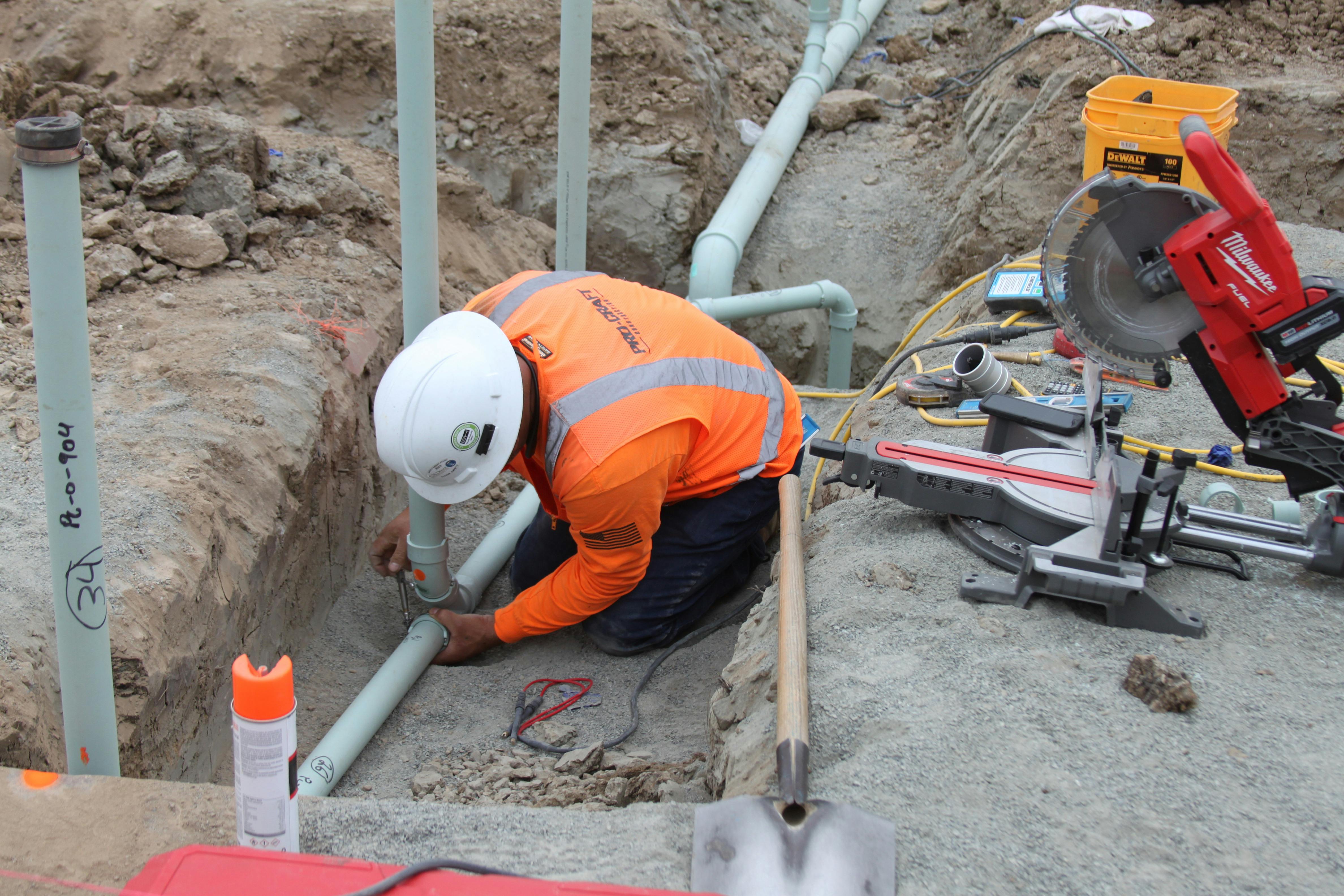 The Pro-Craft team worked closely with piping distributors Harrington and plumbing manufacturers' representative Signature Sales to support the project throughout the build.