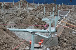 The engineer on the project was able to utilize IPEX’s Enpure™ High-Purity Polypropylene Pipe and Fittings for deionized water and Enfield™ Electrofusion Polypropylene Acid Waste Piping for corrosive waste drainage. The engineer on the project was able to utilize IPEX’s Enpure™ High-Purity Polypropylene Pipe and Fittings for deionized water and Enfield™ Electrofusion Polypropylene Acid Waste Piping for corrosive waste drainage.
