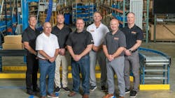 (Left to right) back row: CEO-Alan Lipp, CEO-Marc Schlessinger, VP of Operations-Glenn Bruce, VP of Procurement-James Maloney. Front Row: VP of Sales-Don Russell, President-Darren Hilliard, CFO-Michael Wolosyzn. (Left to right) back row: CEO-Alan Lipp, CEO-Marc Schlessinger, VP of Operations-Glenn Bruce, VP of Procurement-James Maloney. Front Row: VP of Sales-Don Russell, President-Darren Hilliard, CFO-Michael Wolosyzn.