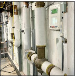 The HolbyMonitor continuously monitors and displays the cold, hot and tempered hot water temperatures and transmits an ALERT message if any water temperature exceeds custom-selected temperature limits. The HolbyMonitor continuously monitors and displays the cold, hot and tempered hot water temperatures and transmits an ALERT message if any water temperature exceeds custom-selected temperature limits.