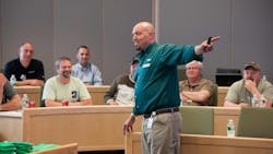 David Holdorf leads a class at Taco's art Innovation & Development Center (IDC) in Cranston, R.I. David Holdorf leads a class at Taco's art Innovation & Development Center (IDC) in Cranston, R.I.