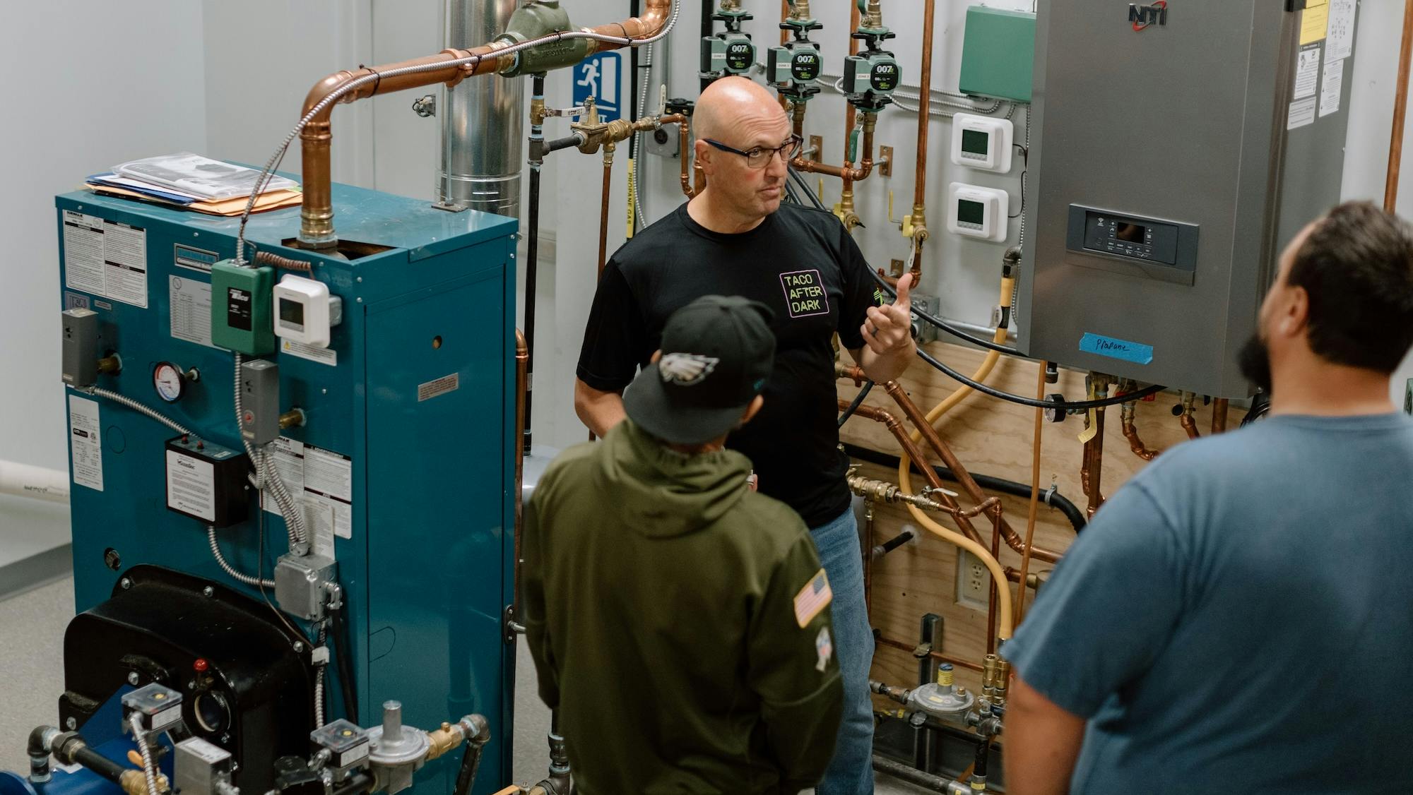 Training session at Taco's state-of-the-art Innovation & Development Center (IDC) in Cranston, R.I.