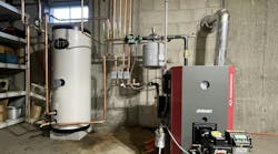 The mechanical room after the replacement. The mechanical room after the replacement.