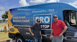 The first Pro Pit Stop took place on Aug. 7 in Tampa, where more than 50 local business owners registered for free truck servicing. The first Pro Pit Stop took place on Aug. 7 in Tampa, where more than 50 local business owners registered for free truck servicing.