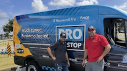The first Pro Pit Stop took place on Aug. 7 in Tampa, where more than 50 local business owners registered for free truck servicing. The first Pro Pit Stop took place on Aug. 7 in Tampa, where more than 50 local business owners registered for free truck servicing.