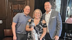 Alex Messmer, Sheryl Sabin and Tim Nichols during the celebratory gathering near Buffalo, NY. Alex Messmer, Sheryl Sabin and Tim Nichols during the celebratory gathering near Buffalo, NY.