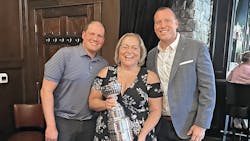 Alex Messmer, Sheryl Sabin and Tim Nichols during the celebratory gathering near Buffalo, NY. Alex Messmer, Sheryl Sabin and Tim Nichols during the celebratory gathering near Buffalo, NY.