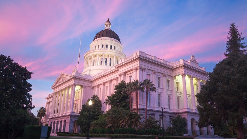 The State Capitol of California in Sacramento.