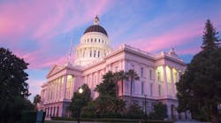 The State Capitol of California in Sacramento. The State Capitol of California in Sacramento.