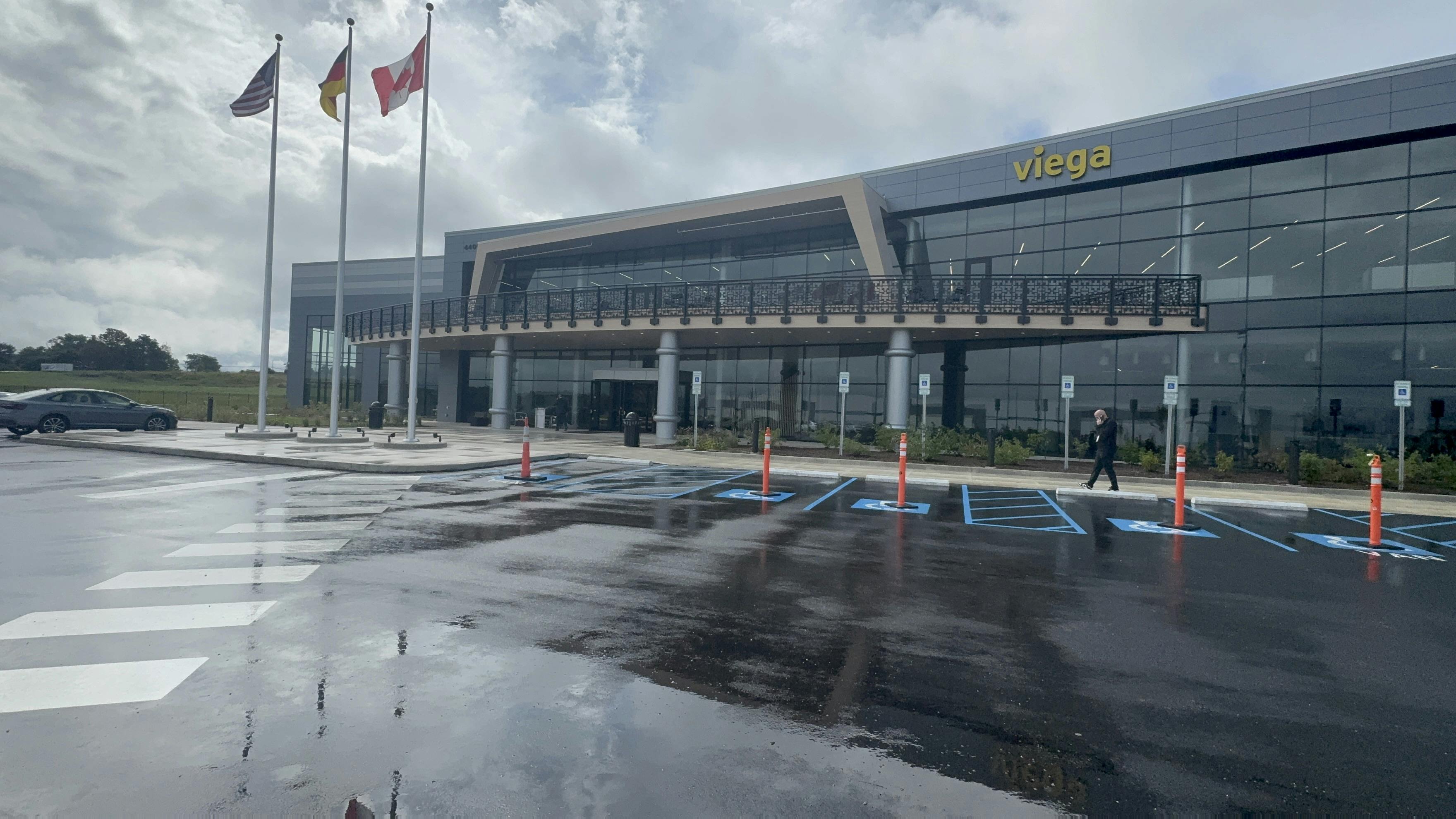 An exterior shot of the new 244,000 sq. ft. facility.