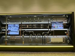 A peek at one of the displays inside the new Viega North America Ohio facility. A peek at one of the displays inside the new Viega North America Ohio facility.