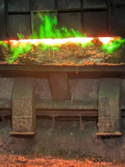 Copper is melted at more than 2,000°F. Copper is melted at more than 2,000°F.