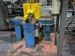 Recycling is a key component of the manufacturing process. All these copper shavings will be vacuumed up and re-melted. Recycling is a key component of the manufacturing process. All these copper shavings will be vacuumed up and re-melted.