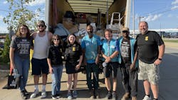 Members of the Sonnhalter team with Habitat for Humanity volunteers. Members of the Sonnhalter team with Habitat for Humanity volunteers.