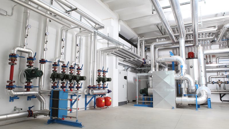 modern boiler room