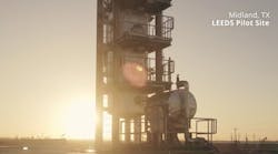 The LEEDS pilot site in Midlands, TX. The LEEDS pilot site in Midlands, TX.