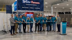 At the ribbon cutting ceremony. At the ribbon cutting ceremony.