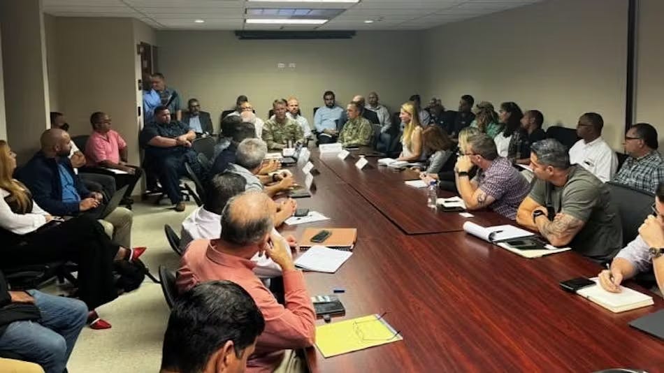 Planning meeting with the US Army Corps of Engineers.