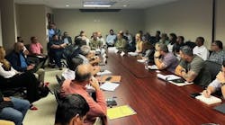 Planning meeting with the US Army Corps of Engineers. Planning meeting with the US Army Corps of Engineers.