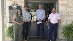 Left to Right: Jayne Zirkel, Austin Dickson, Darren Sheehan and Hunter Gordon. Left to Right: Jayne Zirkel, Austin Dickson, Darren Sheehan and Hunter Gordon.