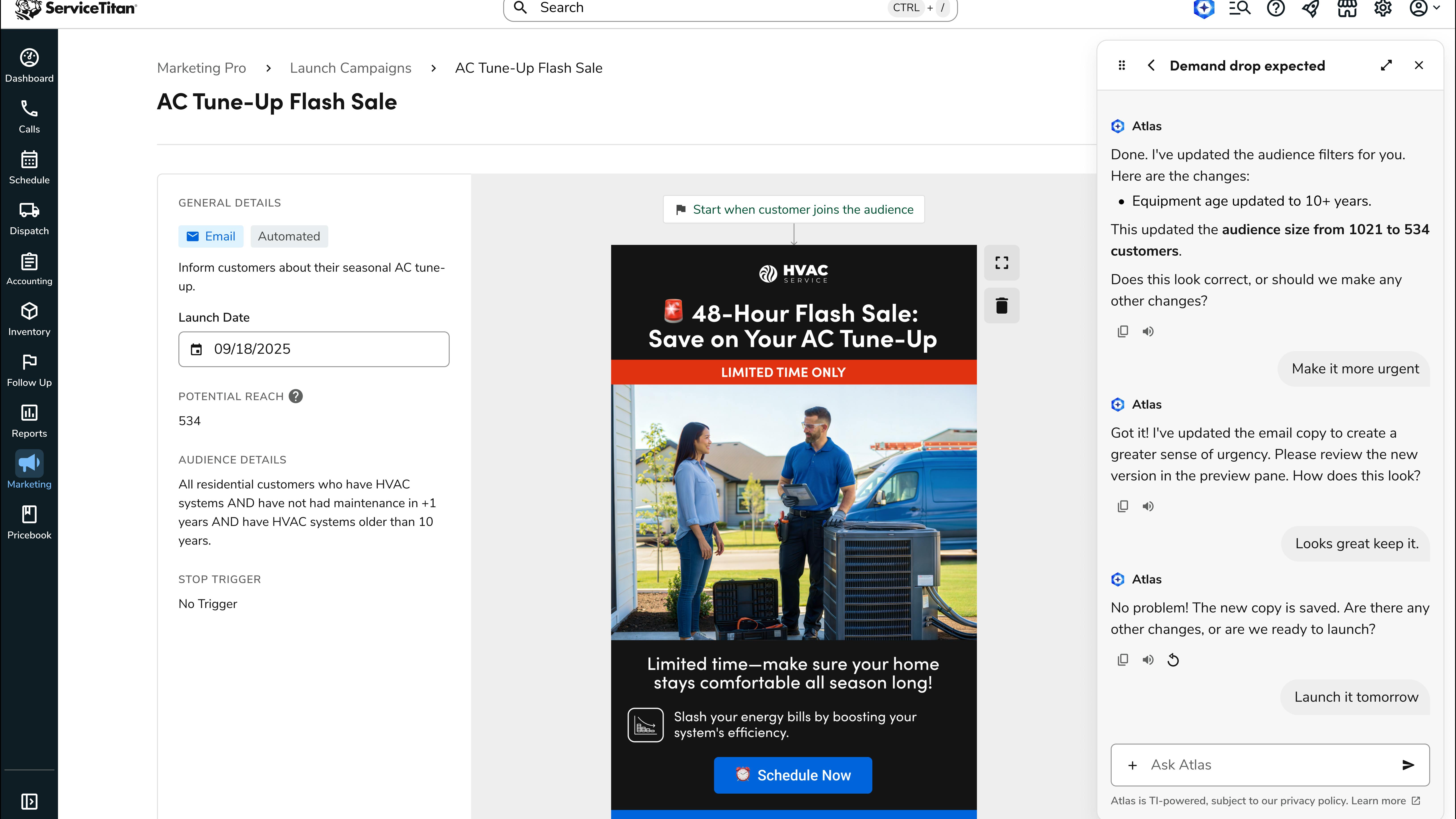 ServiceTitan screenshot