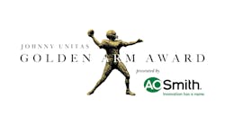 Golden arm award logo. Golden arm award logo.