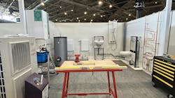 An example of the plumbing competition set-up from WorldSkills 2024 in Lyon, France. An example of the plumbing competition set-up from WorldSkills 2024 in Lyon, France.