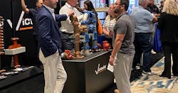 A shot of the Victaulic booth at the ASPE Tech Symposium. A shot of the Victaulic booth at the ASPE Tech Symposium.